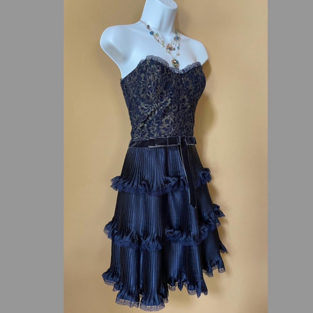 NWT Vintage Betsey Johnson Navy Dress - Party, Cocktail - Size 6